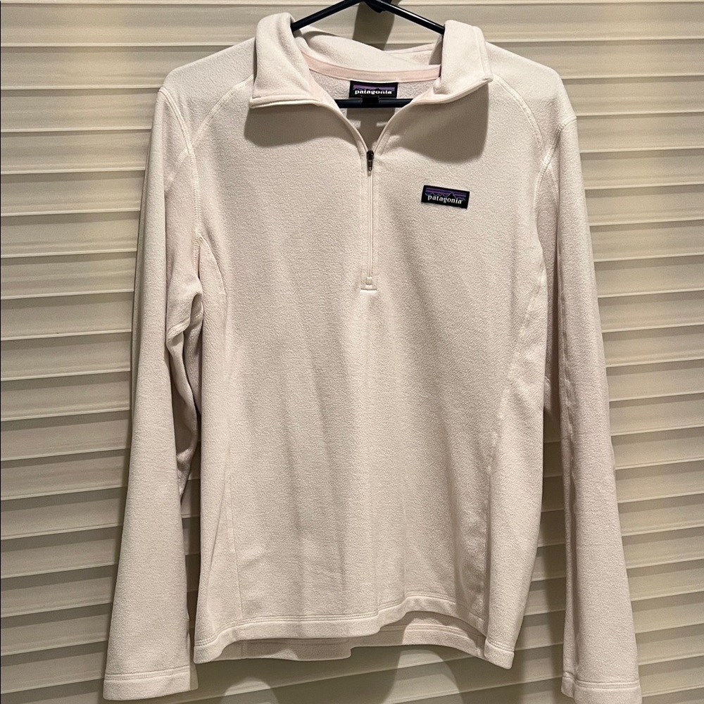 Patagonia Off-White Fleece Pullover